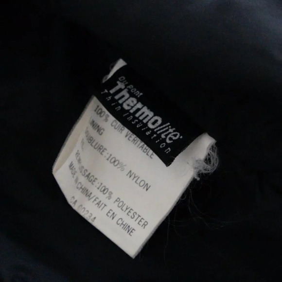 Christopher Rand Black Leather Zip-Up – Size Medium - Picture 14 of 14